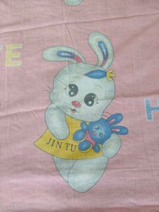 Cute Bunny Print Bedsheet