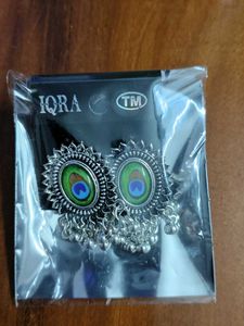 Peacock Design Jhumka Earrings