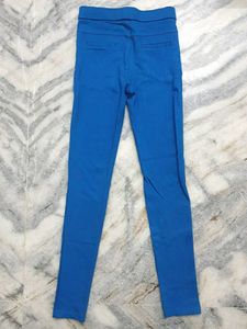 Blue Slim Fit Leggings