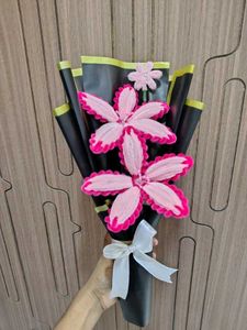 Handmade Pink Flower Bouquet