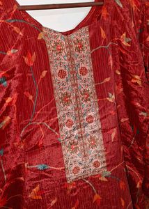 Elegant Red Kurta Palazzo set.