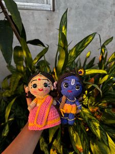 crochet radha Krishna