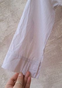 Classic Polka Dot Button-Down Shirt