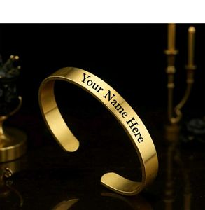 Personalized Name Gold tone Bracelet