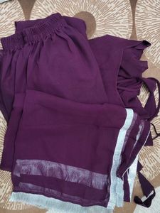 Elegant Purple Long Sleeve Dress