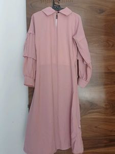 Pink Embroidered Kurta