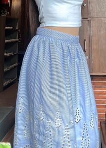Striped H&M skirt