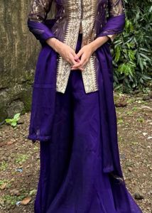 purple dress set