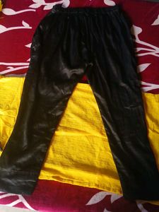 Yellow Kurta with Black Pants