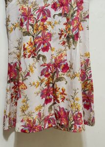 ASOS Floral Cap Sleeve Mini Dress