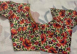 Vibrant Floral Print Blouse