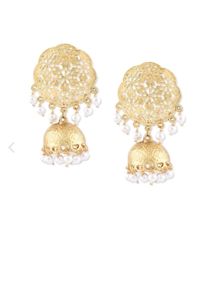 Elegant Zaveri Pearls Jhumki Earrings