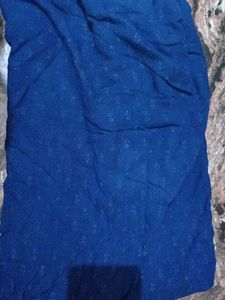 Blue Embroidered Kurta