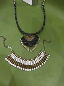Two Boho Statement Necklaces