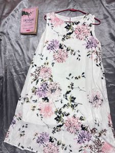 Floral Print A-Line Dress