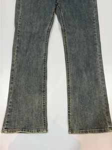 Washed Grey Denim Jeans