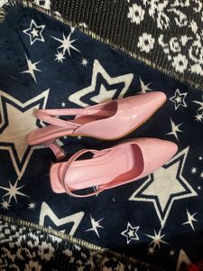 Chic Pink Slingback Heels