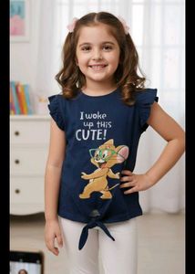 6-8 year Cute Jerry Mouse Graphic Tee