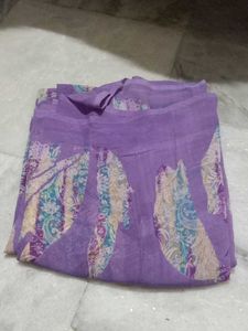 Green Floral Print Saree pack of 5