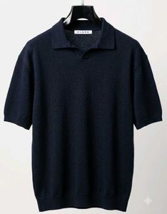 S U A R E knitted textured Polo tshirt