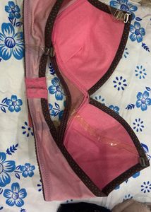 Cute Pink Textured Bra