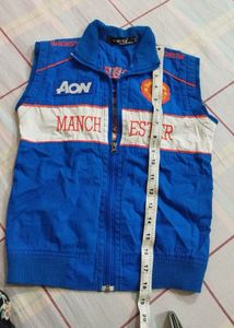 Manchester United Sleeveless Jacket for Boys