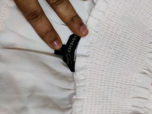 White Smocked Off-Shoulder top