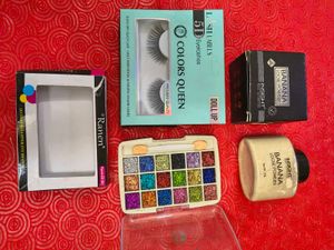 Makeup combo Eyeshadows loose powder and eyeshadow