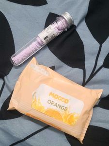 Mocco Orange Wipes & Nail Art Sequins