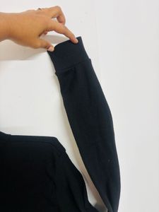 Adidas Black Turtleneck Top