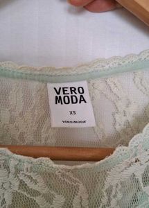 Mint Green Lace Detail Dress