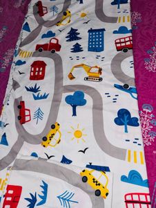 Cute Cars Bedding Set with 2 pillow covers