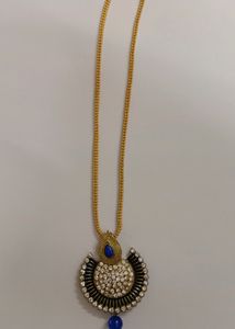 Turquoise Blue With White Stone Dollar Gol