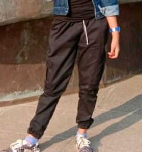 Black Cargo Jogger Pants