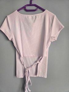 White Tie-Back T-Shirt Cotton On