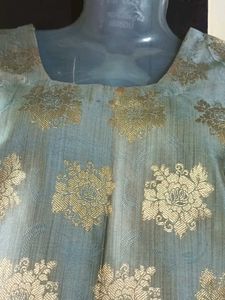 Vintage Floral Brocade Top