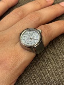 Diamond Dail Ring Watch - Unique Timepiece