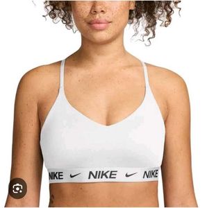 Nike White Sports Bra