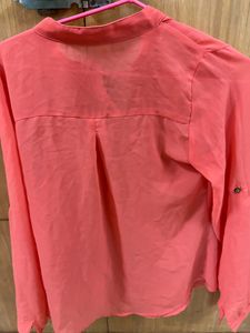 PRETTY CORAL PEACH TOP