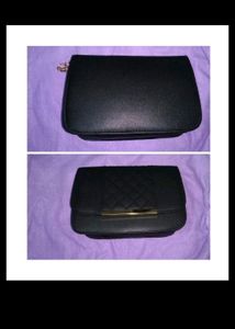Black Sling Bag (with golden chain) @100