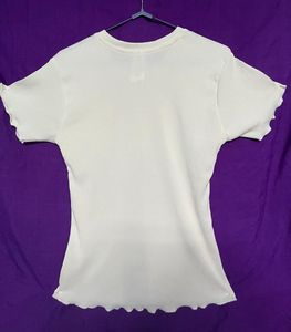 Cream Cute Top