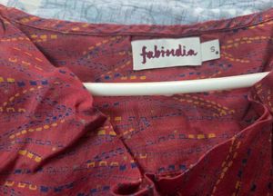 Fabindia new Sleeveless Cowl Neck Top