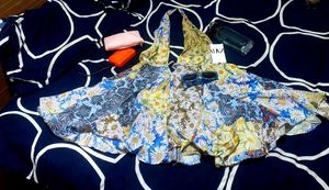 Zara Floral Print Mini Dress With Tag