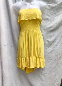 16.11.8 YELLOW SEXY TUBE FULL SIZE DRESS