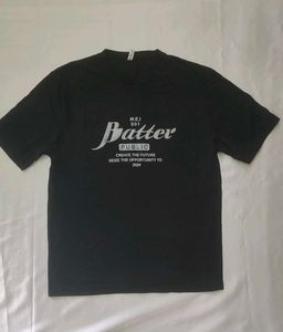 Black Graphic Print T-Shirt