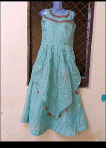 bust 42 Stunning Blue Ethnic Gown
