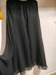 Stunning Black Sequin Ethnic Gown