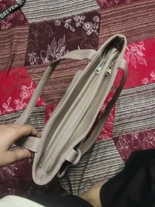 Stylish Light Beige Tote Bag