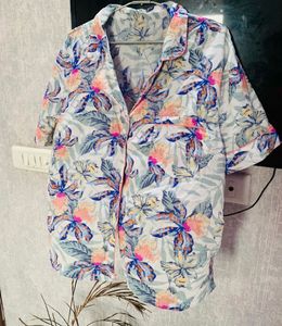 Cute Floral Print Pajama Set
