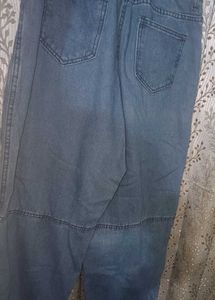 WIDE LEG DENIM JEANS